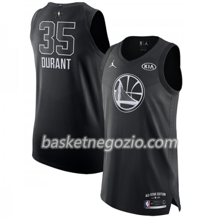 Canotte Uomo Golden State Warriors Kevin Durant 35 2018 All Star Jordan Brand Nero Swingman